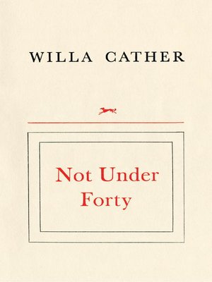 cover image of Not Under Forty